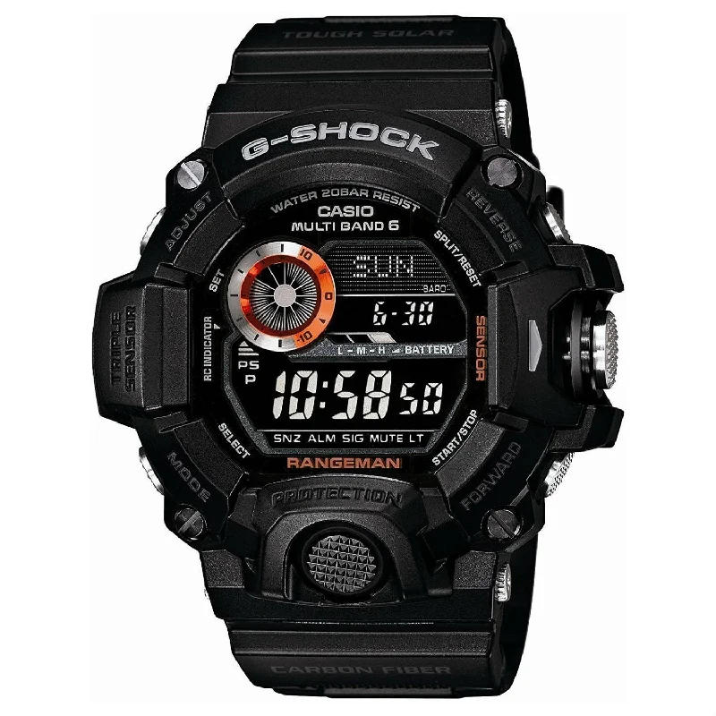 Casio Men's GW9400BJ-1JF G-Shock Chronograph Black Rubber Watch