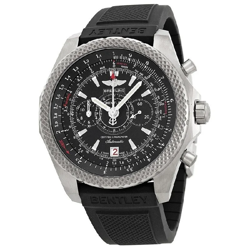 Breitling Men's E2736522-BC63 Bentley Automatic Chronograph Black Rubber Watch