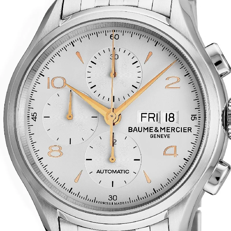 Baume & mercier Men's MOA10130 Clifton Chronograph Stainless Steel Watch