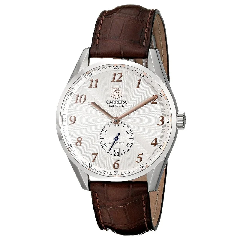 Tag Heuer Men's WAS2112.FC6181 Carrera Automatic Brown Leather Watch