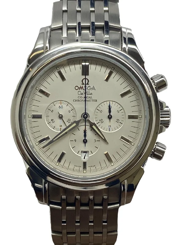 Omega De Ville Chronograph 41mm 4841.31.32 Silver Dial Automatic Men's Watch