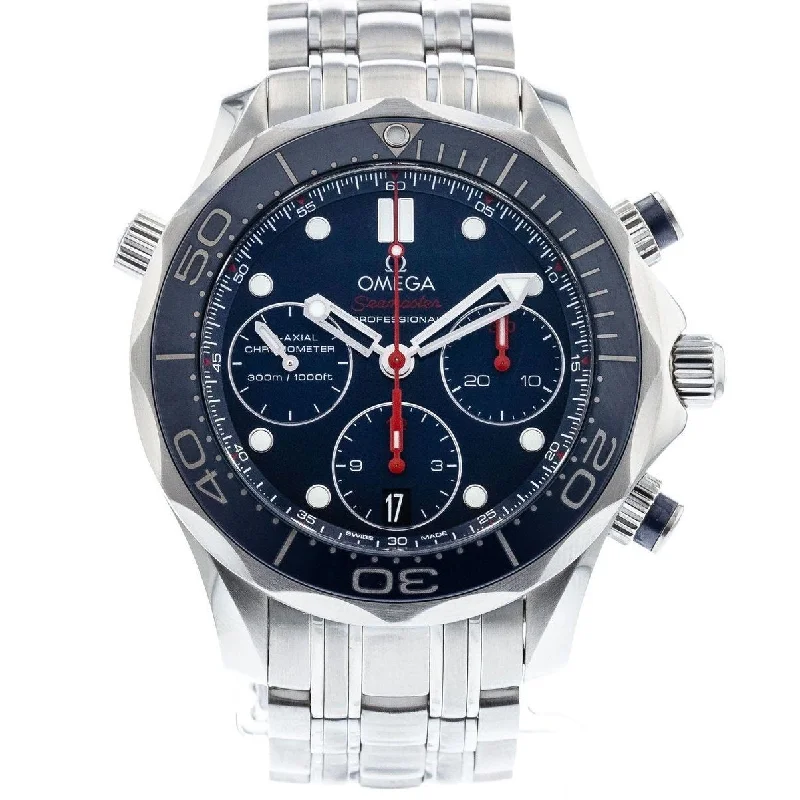 Omega Men's 212.30.42.50.03.001 Seamaster Diver 300 Co-Axial Chronograph Chronograph Stainless Steel Watch