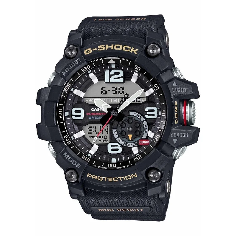 Casio Men's GG1000-1A G-Shcok Analog-Digital Black Resin Watch