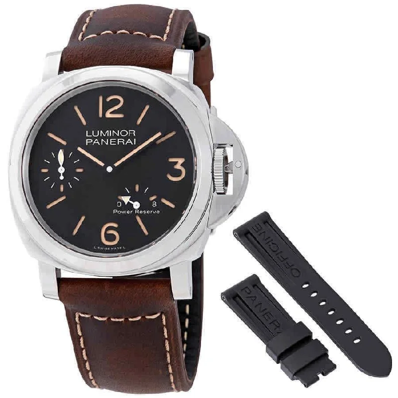 Panerai Men's PAM00795 Luminor 8 Days Power Reserve  Brown Leather Watch