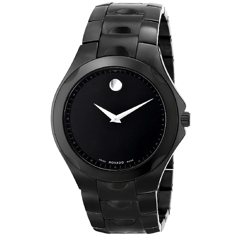 Movado Men's 0606536 Luno Black Stainless Steel Watch