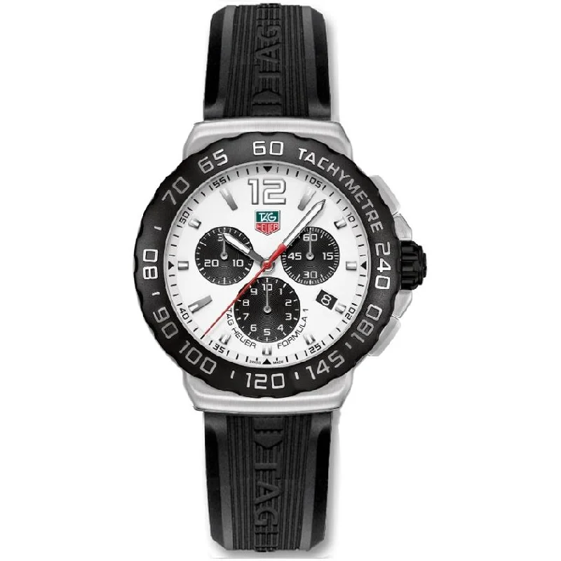 Tag Heuer Men's CAU1111.FT6024 Formula 1 Chronograph Black Stainless Steel Watch