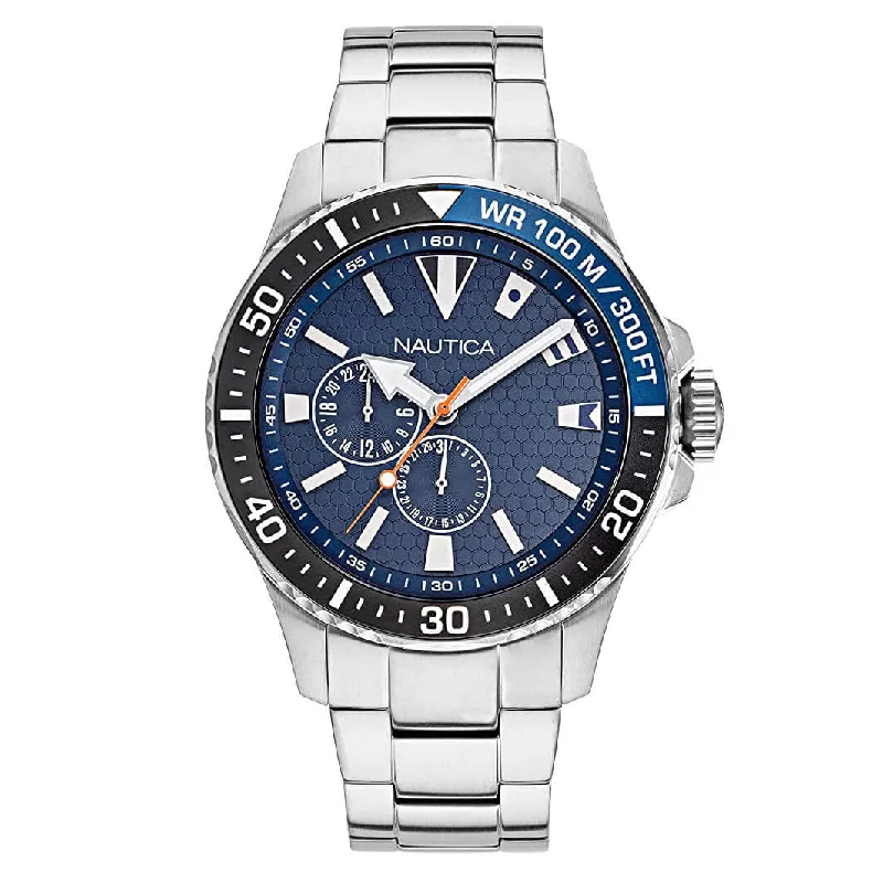 Nautica Men's Watch Freeboard Silver NAPFRB928