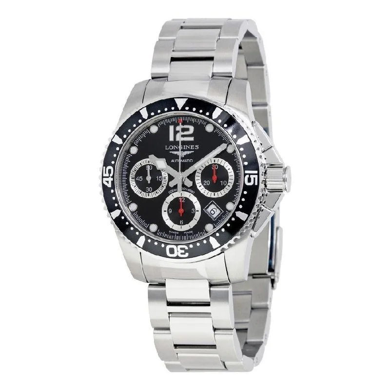 Longines Men's L3.744.4.56.6 HydroConquest Chronograph Stainless Steel Watch