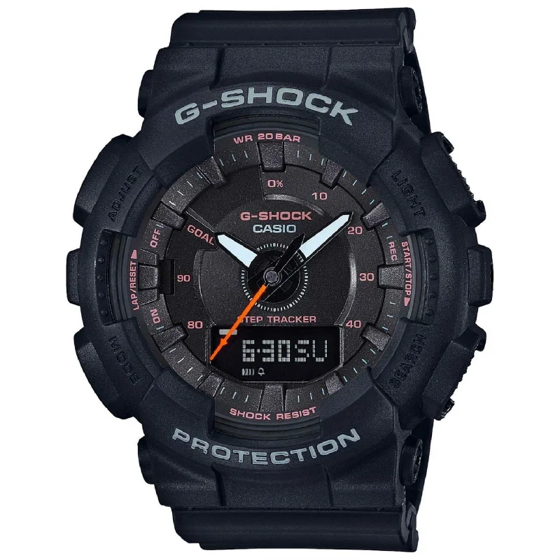 Casio Men's GMAS130VC-1A G-Shock Black Resin Watch