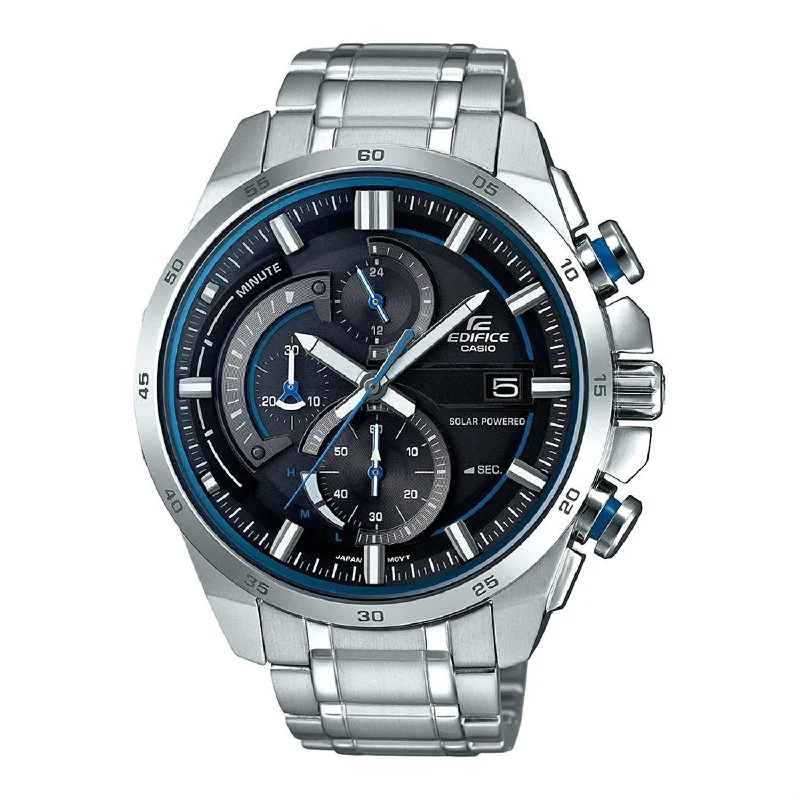 Casio Men's EQS600D-1A2 Edifice Chronograph Stainless Steel Watch