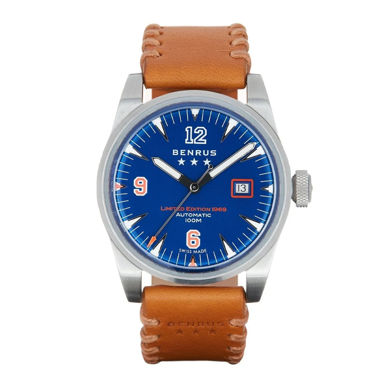 Benrus Men's Classic 1969 Limited Edition Watch Blue