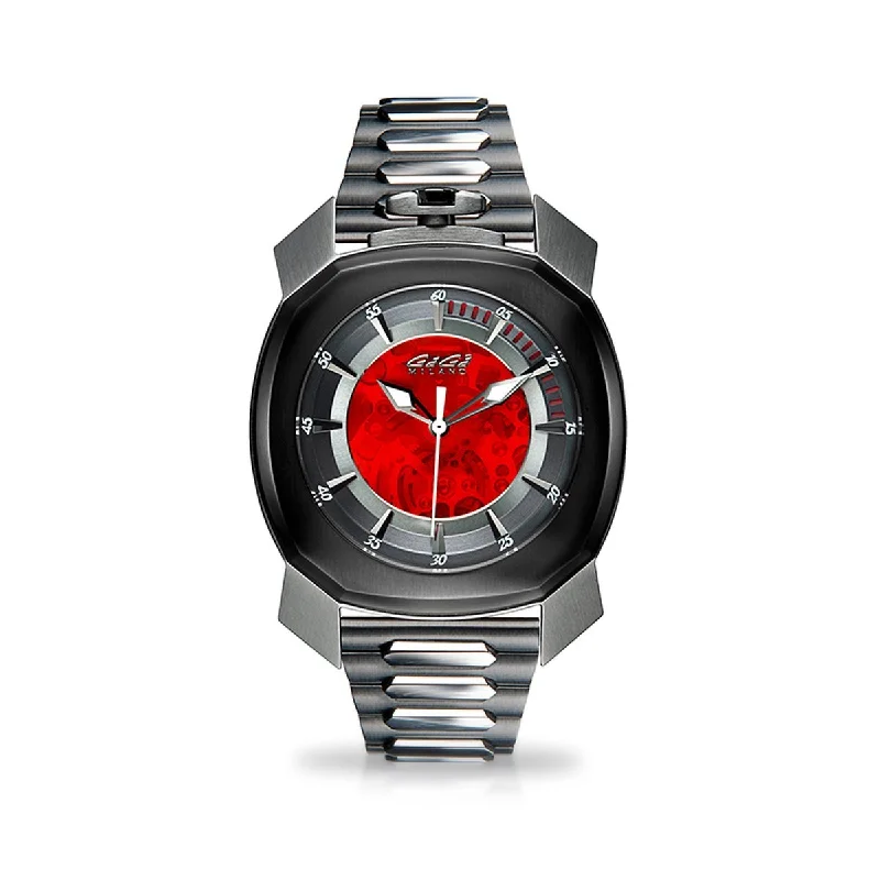 Gaga Milano Automatic Watch Frame_One Skeleton Red 7079.01