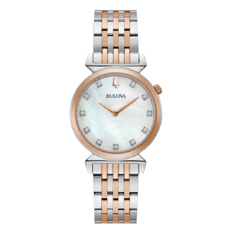 Bulova Ladies 98P192 MoP Dial with Diamonds Watch