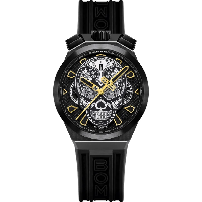 Bomberg Men's Bolt-68 Neo Calaveras Black Watch BF44CHAPBA.04-3.12