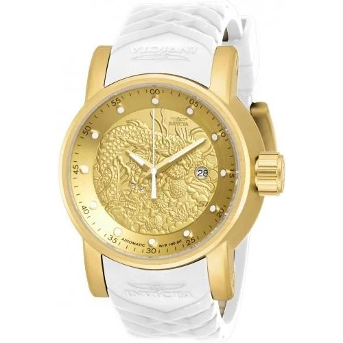 Invicta Men's 19546 S1 Rally Automatic White Polyurethane Watch