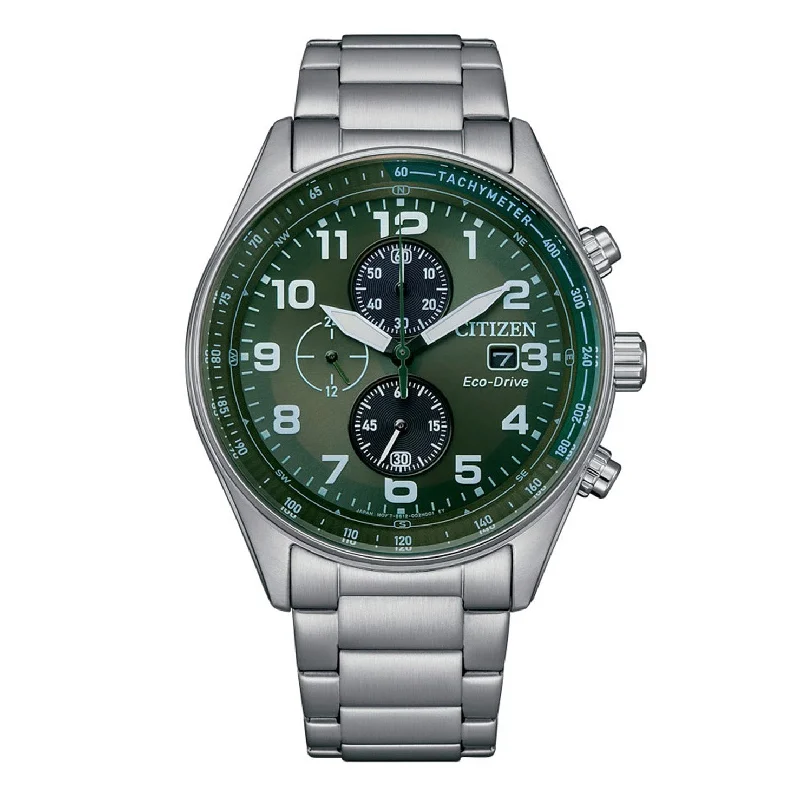 Citizen Men's Watch Eco-Drive Urban Chrono Green CA0770-72X