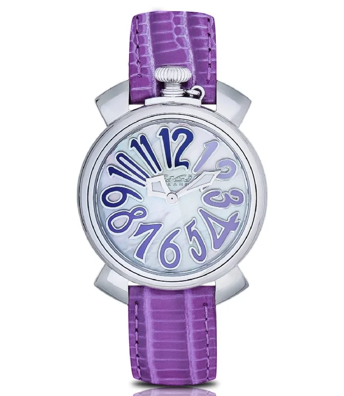 GaGà Milano Ladies Watch Manuale 35mm Steel Purple