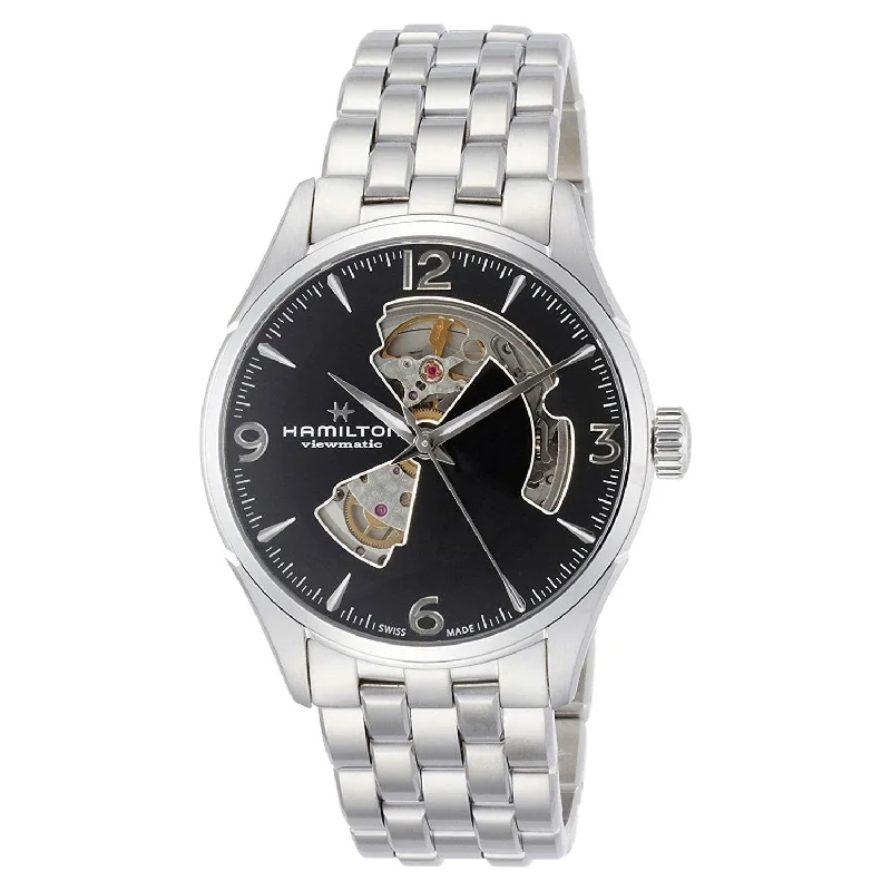 Hamilton Men's H32705131 Jazzmaster Open Heart Stainless Steel Watch