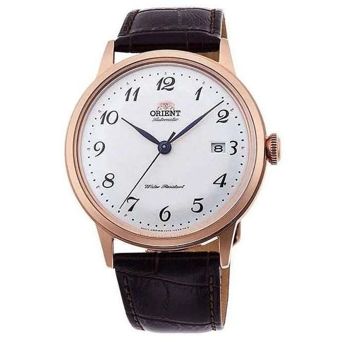 Orient Men's RA-AC0001S Classic Automatic Brown Leather Watch