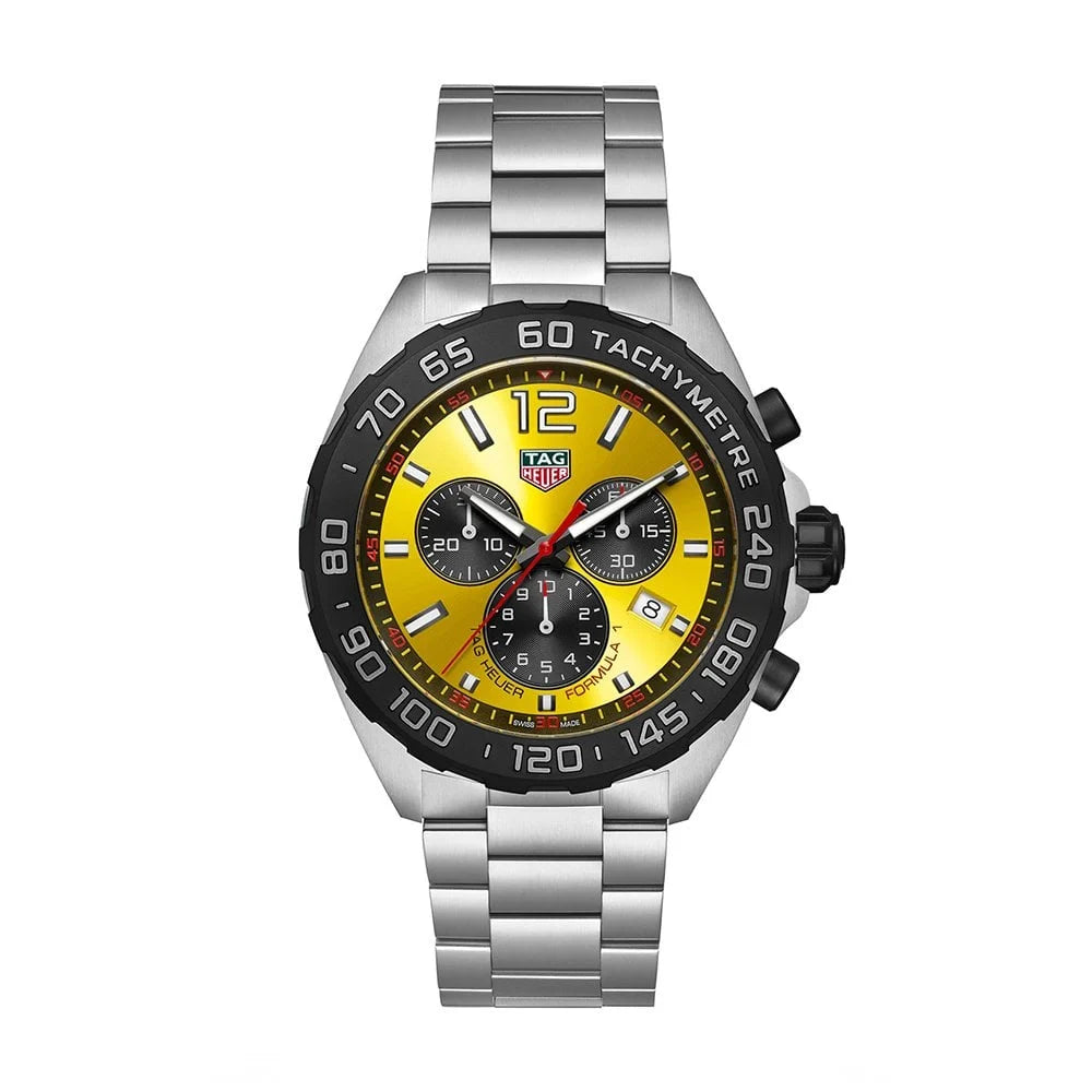 Tag Heuer Watch Formula 1 Chronograph Yellow CAZ101AM.BA0842